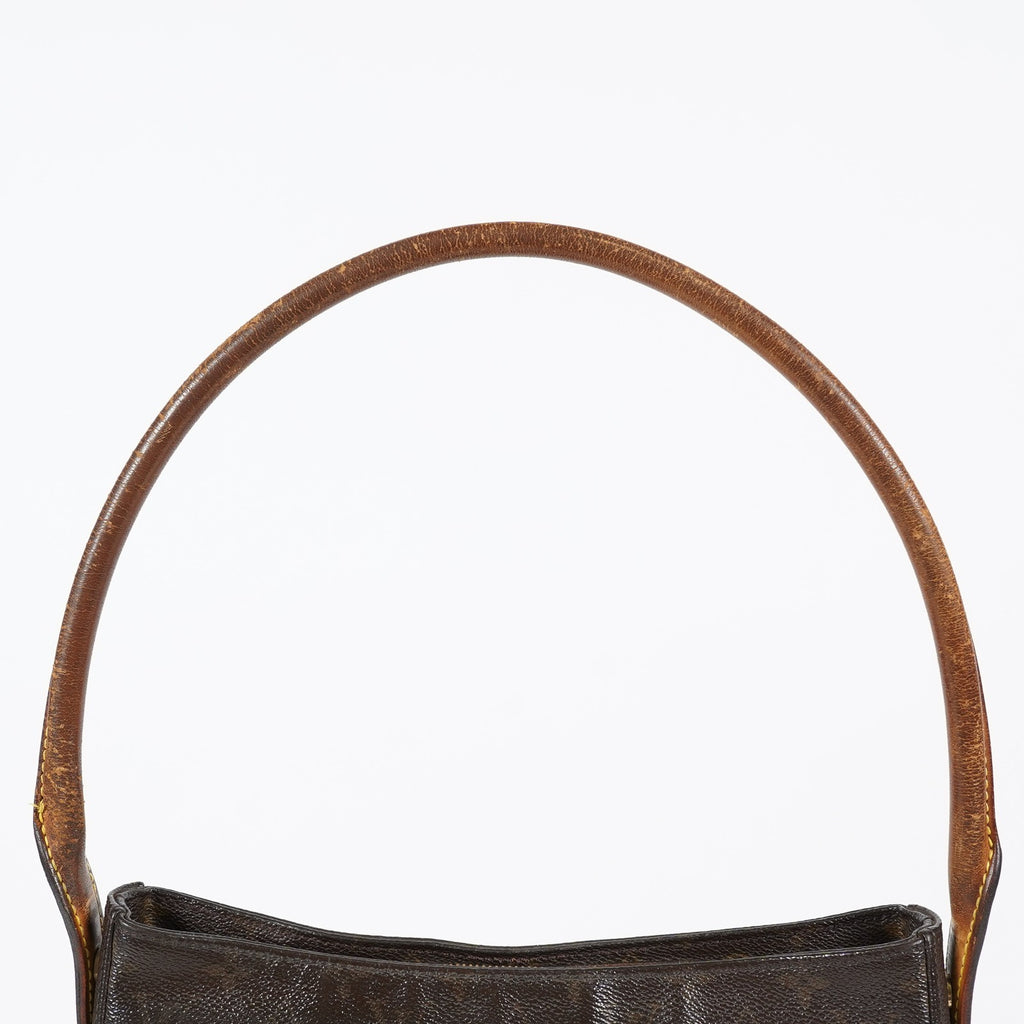 Louis Vuitton Looping GM M51145 Monogram Canvas Brown Hobo Bag Used 08A082917203