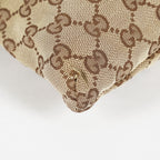 GUCCI GG Canvas Waist Belt Body Bag Beige Brown Vintage Used Womens 08E141870008