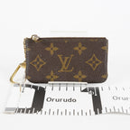 Louis Vuitton M62650 Pochette Cles Monogram Brown Key Pouch Used 08E201045012