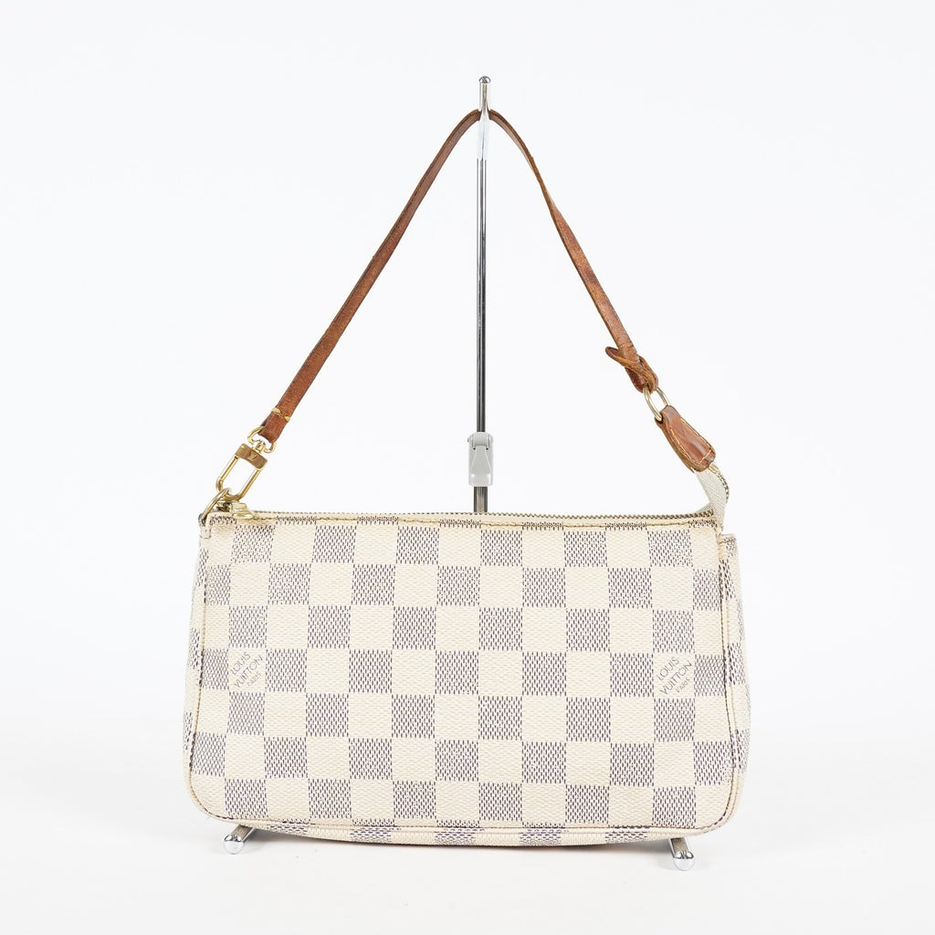 Louis Vuitton Damier Azur Pochette Accessoires N51121 Vintage Used 08A022516803