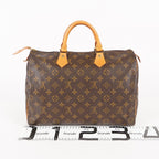 Authentic Louis Vuitton Monogram Speedy 35 M41524 Handbag used 06E566520803