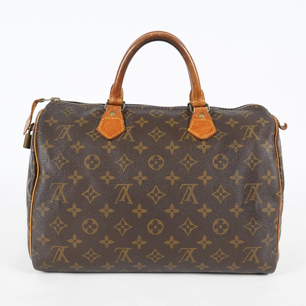 Louis Vuitton Speedy 30 M41526 Monogram Canvas Boston Hand Bag Used 07E064290007