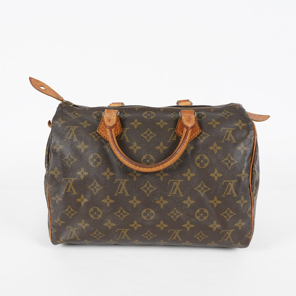 Louis Vuitton Speedy 30 Monogram Canvas Brown Handbag M41526 Used 07A305205231