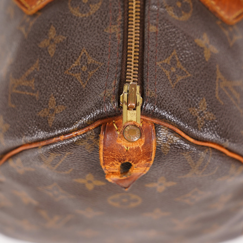 Authentic Louis Vuitton Monogram Speedy 30 Hand bag M41526 vintage 06E264070023