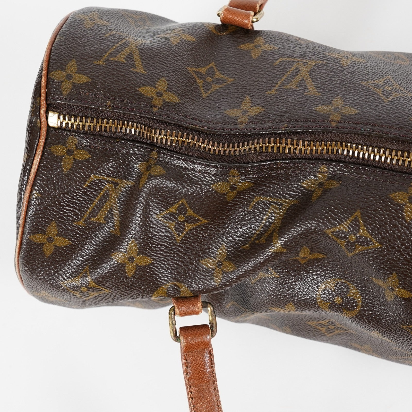 Louis Vuitton Papillon 26 Monogram Canvas Barrel Bag Brown M51385 07A202688424