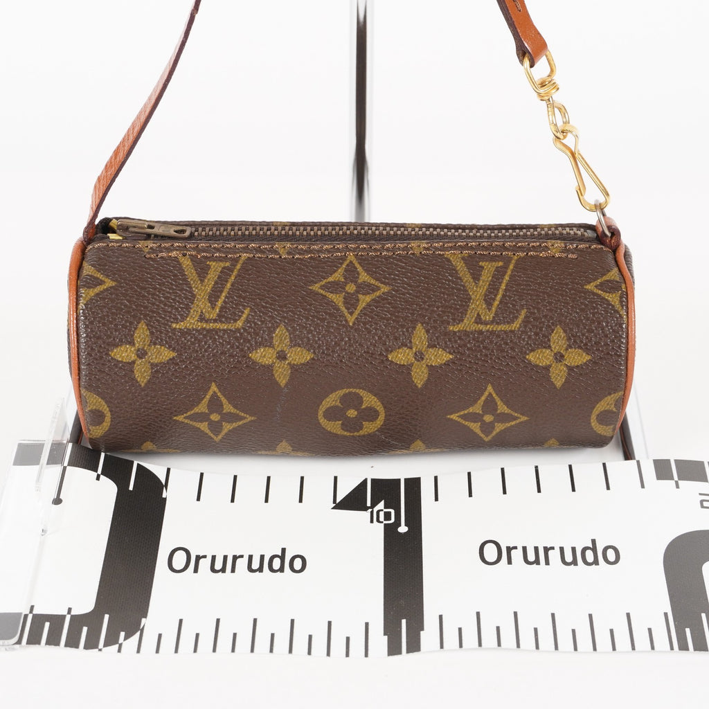 LOUIS VUITTON Monogram Papillon Pouch LV Auth vintage 05E552310016