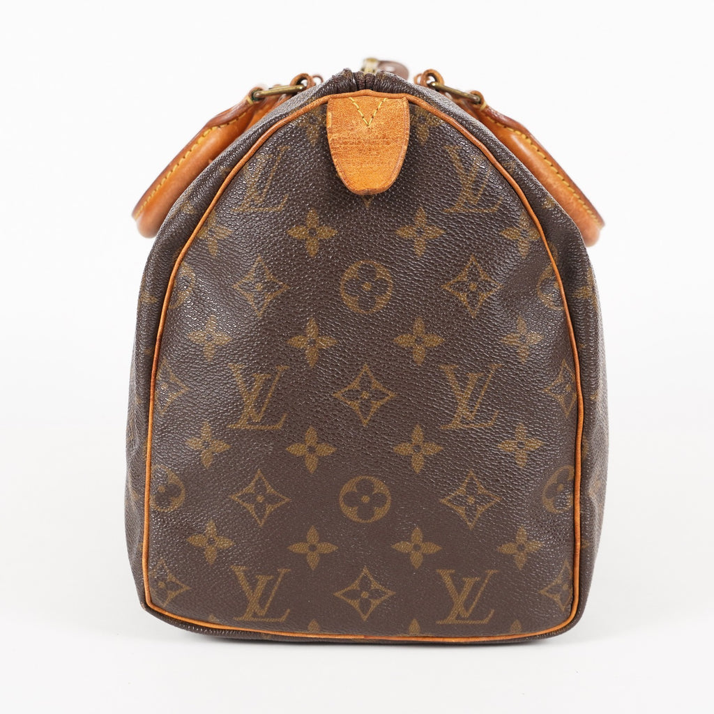Authentic Louis Vuitton Monogram Speedy 30 Handbag vintage M41526 05E145830029