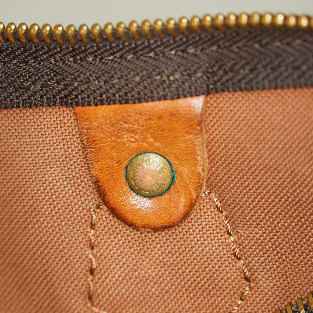 Louis Vuitton Speedy 35 M41524 Monogram Canvas Brown Used Handbag 01E054950021