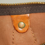 Louis Vuitton Speedy 35 M41524 Monogram Canvas Brown Used Handbag 01E054950021