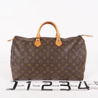 Louis Vuitton Monogram Speedy 40 M41522 Boston Hand Bag Brown Used 07E364180002