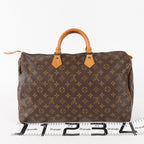 Authentic Louis Vuitton Monogram Speedy 40 Hand Boston Bag M41522 02E356160018