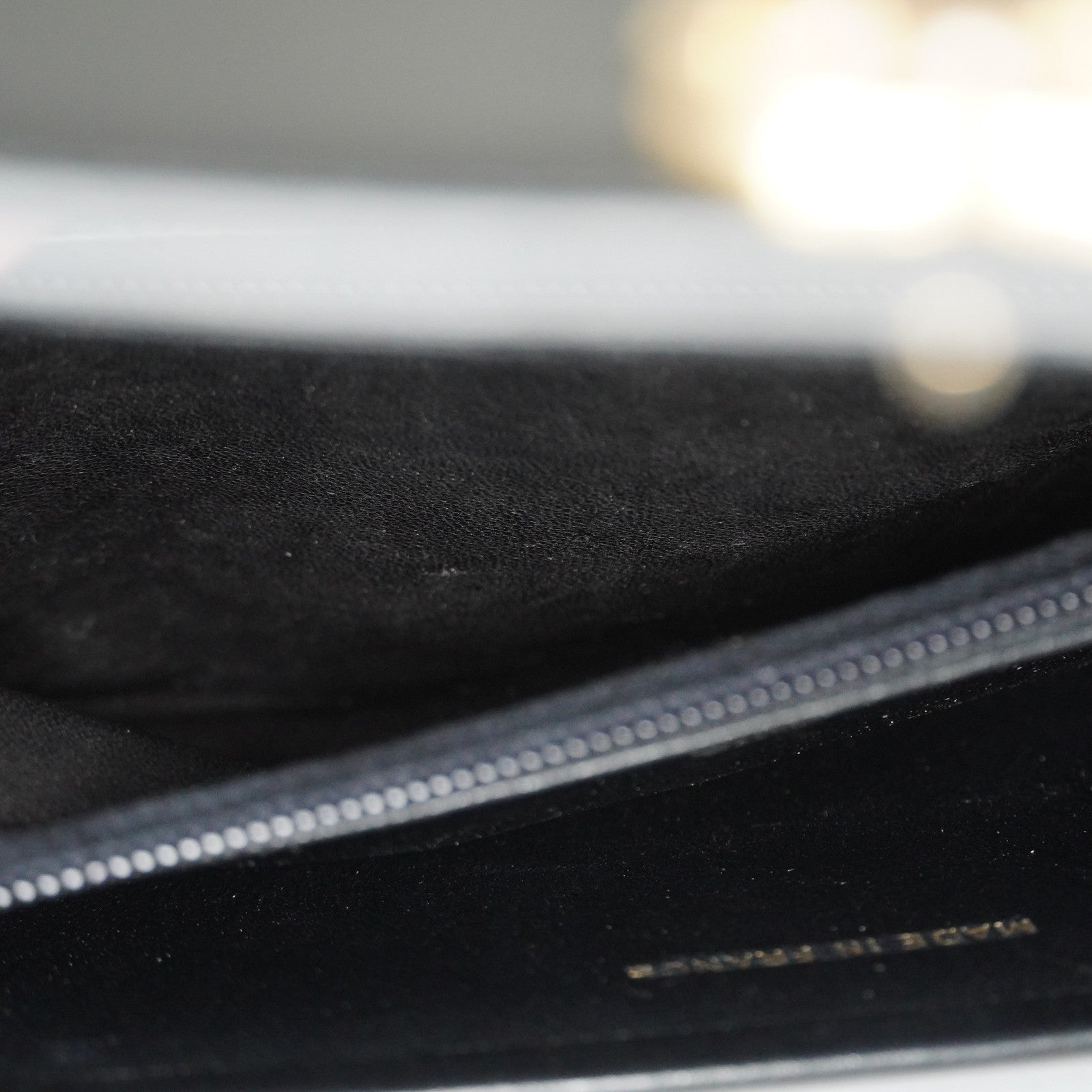 Chanel Calfskin Flap Chain Shoulder Bag 25cm Black Used Vintage CC 08E1011440006