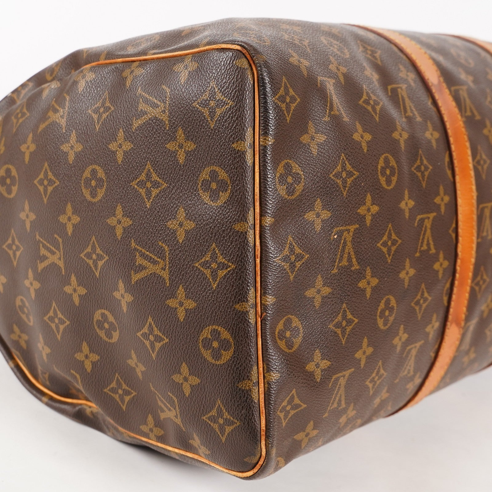 LOUIS VUITTON Keepall 50 Monogram Boston Bag Brown vintage M41426 03T125800006