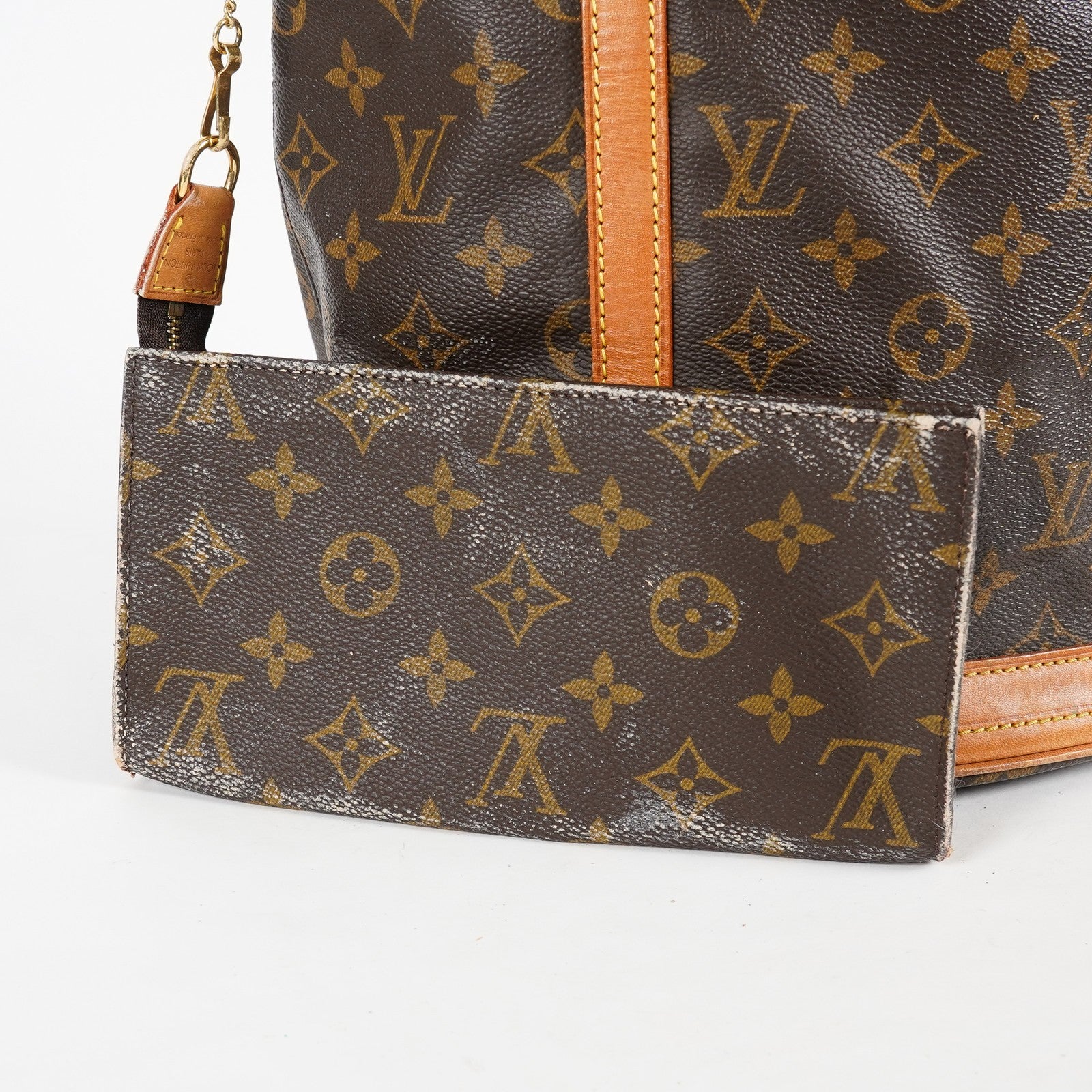 Louis Vuitton Monogram Bucket GM Shoulder Tote Bag Brown M42236 07E202860017