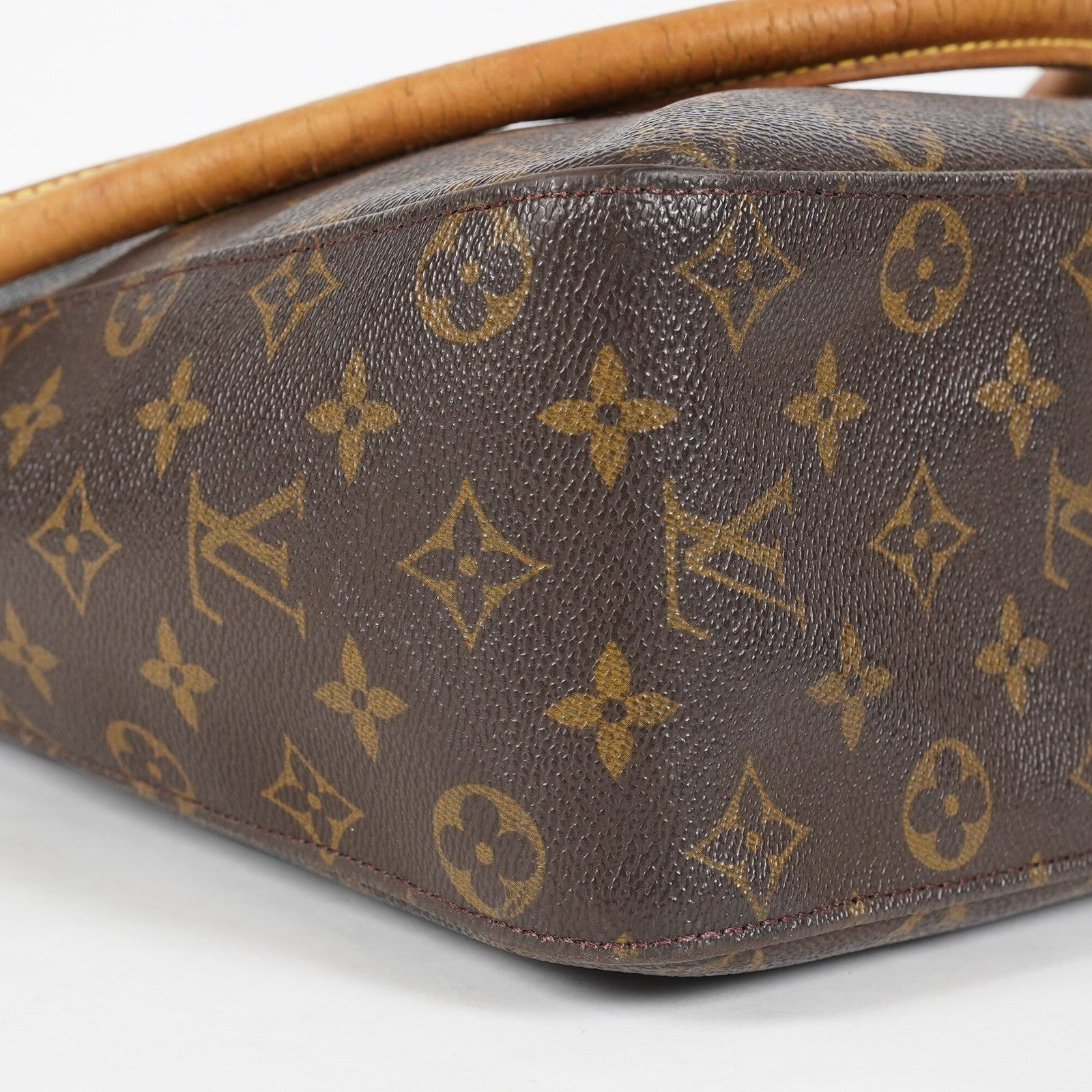 Louis Vuitton Looping GM Monogram Brown Shoulder Bag M51145 Vintage 07E382860012