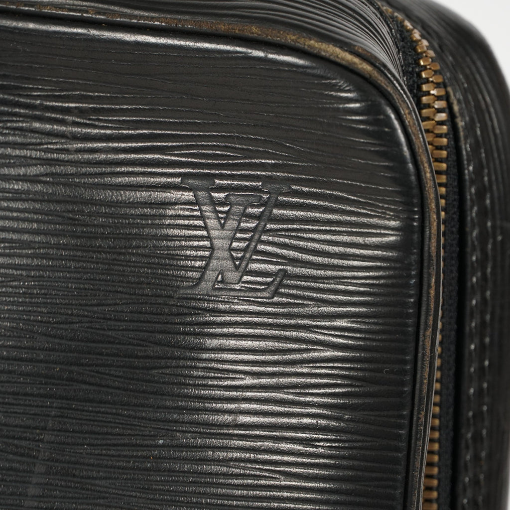 Louis Vuitton Porte Documan Voignage Business Bag Briefcase black XY58