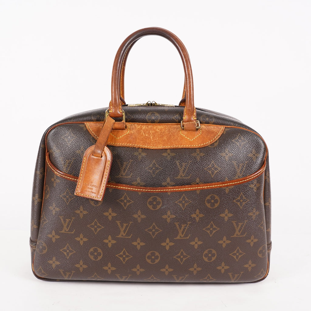 LOUIS VUITTON Deauville Handbag M47270 Monogram canvas Brown 06E062750021