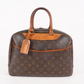 LOUIS VUITTON Deauville Handbag M47270 Monogram canvas Brown 06E062750021