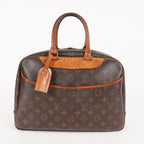 LOUIS VUITTON Deauville Handbag M47270 Monogram canvas Brown 06E062750021