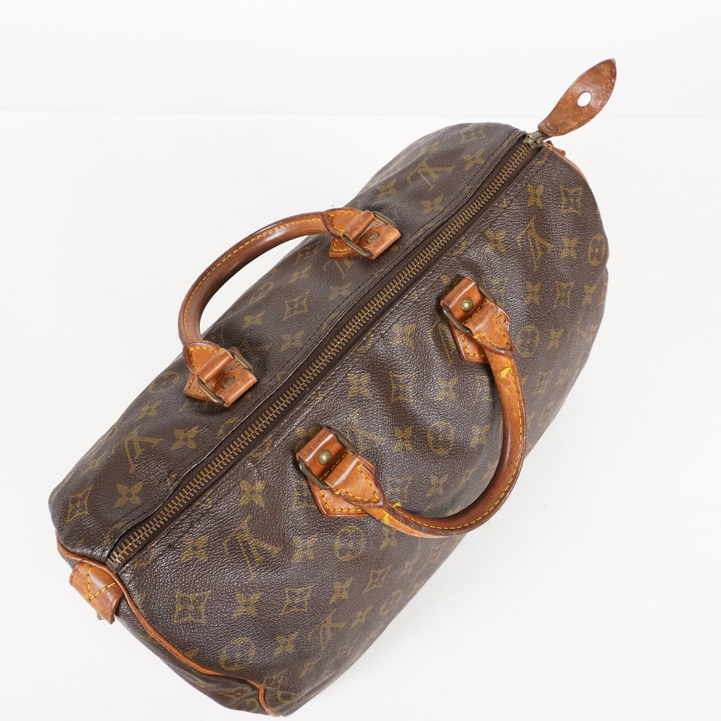 Authentic Louis Vuitton Monogram Speedy 35 Handbag vintage M41524 06E575548403