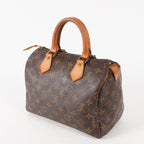 Authentic Louis Vuitton Monogram Speedy 25 M41528 Handbag vintage 03E117810011