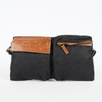 Gucci GG Canvas Sherry Line Belt Bag Waist Pouch 28cm Black Used 08E252200007