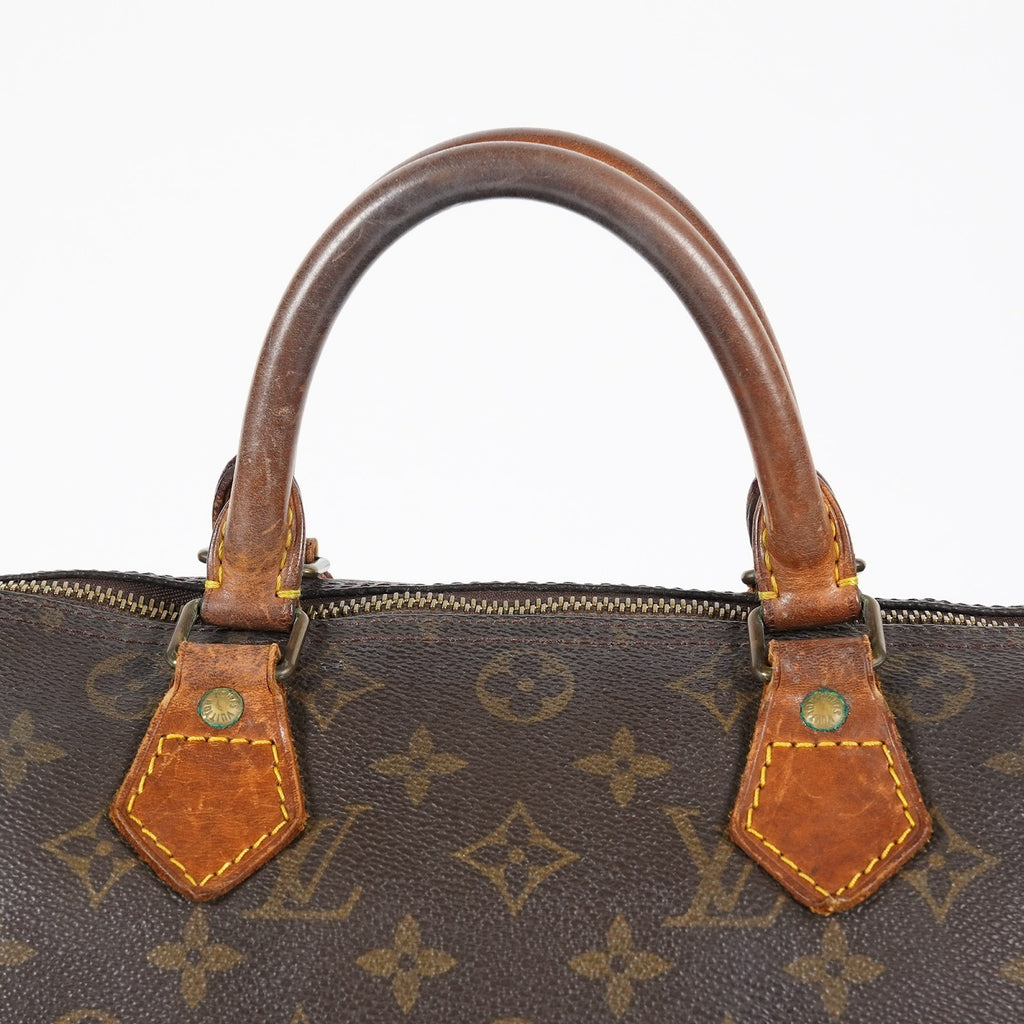 Louis Vuitton Speedy 30 M41526 Monogram Canvas Boston Hand Bag Used 08M094192117