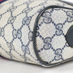 GUCCI Sherry Line GG Supreme Shoulder Bag Navy Crossbody Vintage 08E242640010