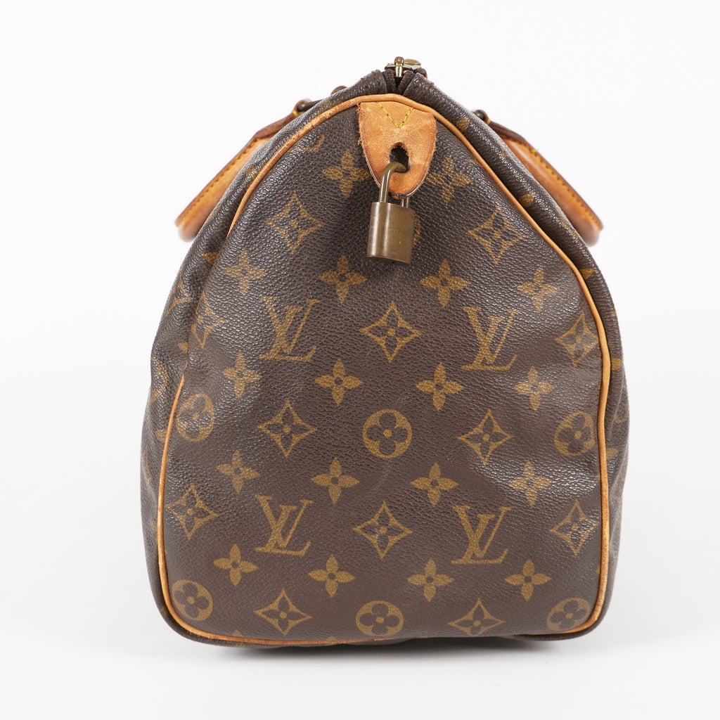 Authentic Louis Vuitton Monogram Speedy 35 Handbag vintage M41524 05E075940029
