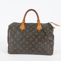 Louis Vuitton Speedy 30 M41526 Monogram Canvas Bag Brown Vintage 07A064118408