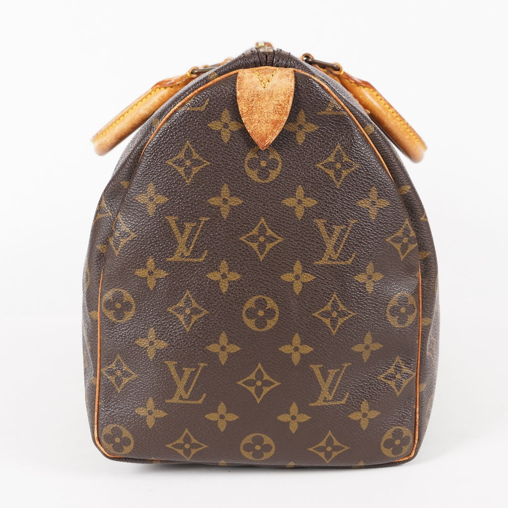Authentic Louis Vuitton Monogram Speedy 35 Hand bag M41524 vintage 06E015170013