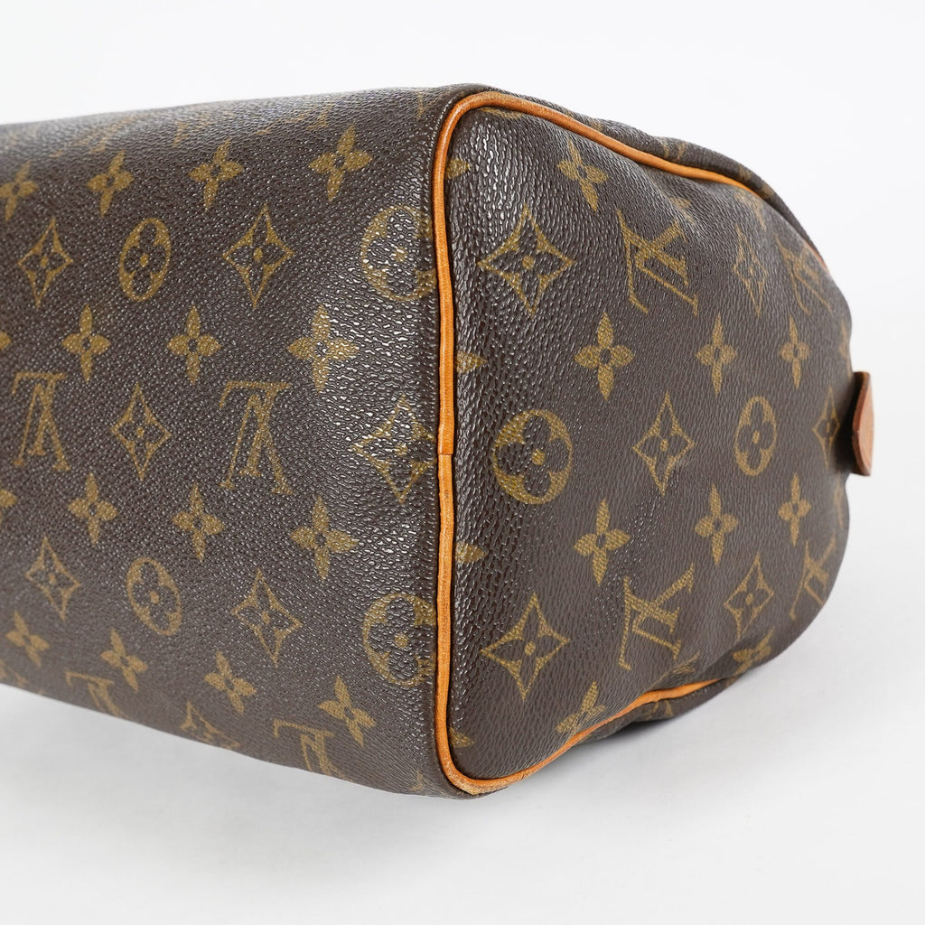 Louis Vuitton Speedy 25 Monogram Brown Handbag M41528 Used Vintage 07E187480012