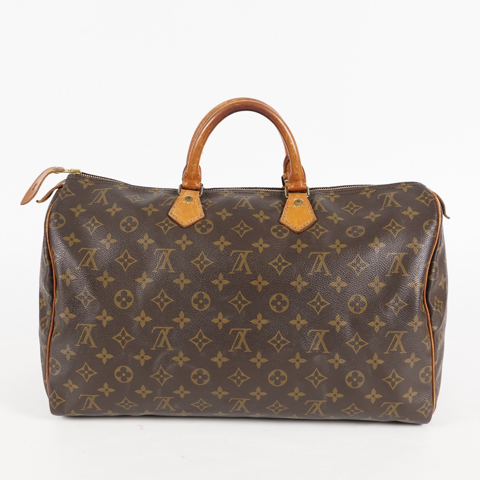 Authentic Louis Vuitton Monogram Speedy 40 Hand Boston Bag M41522 01E095830030
