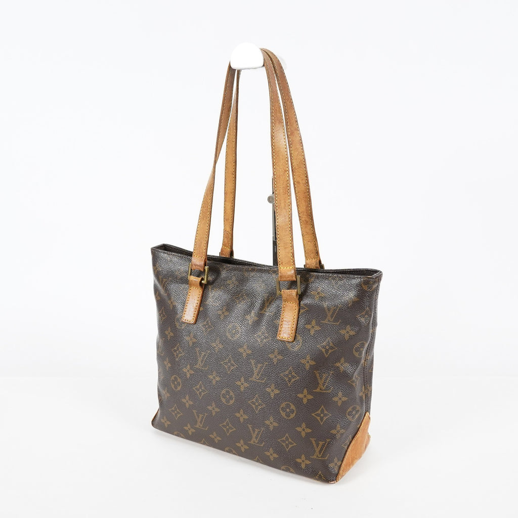 Louis Vuitton Cabas Piano Tote M51148 Monogram Canvas Brown Used 08E072310008