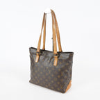 Louis Vuitton Cabas Piano Tote M51148 Monogram Canvas Brown Used 08E072310008