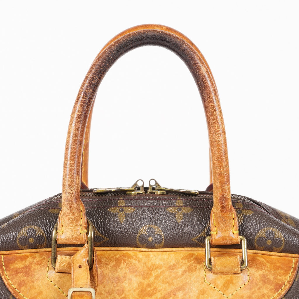 LOUIS VUITTON Deauville Handbag M47270 Monogram canvas Brown 06E102420010