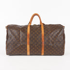 LOUIS VUITTON Monogram Keepall 60 Boston Bag LV Auth M41422 06E104620013