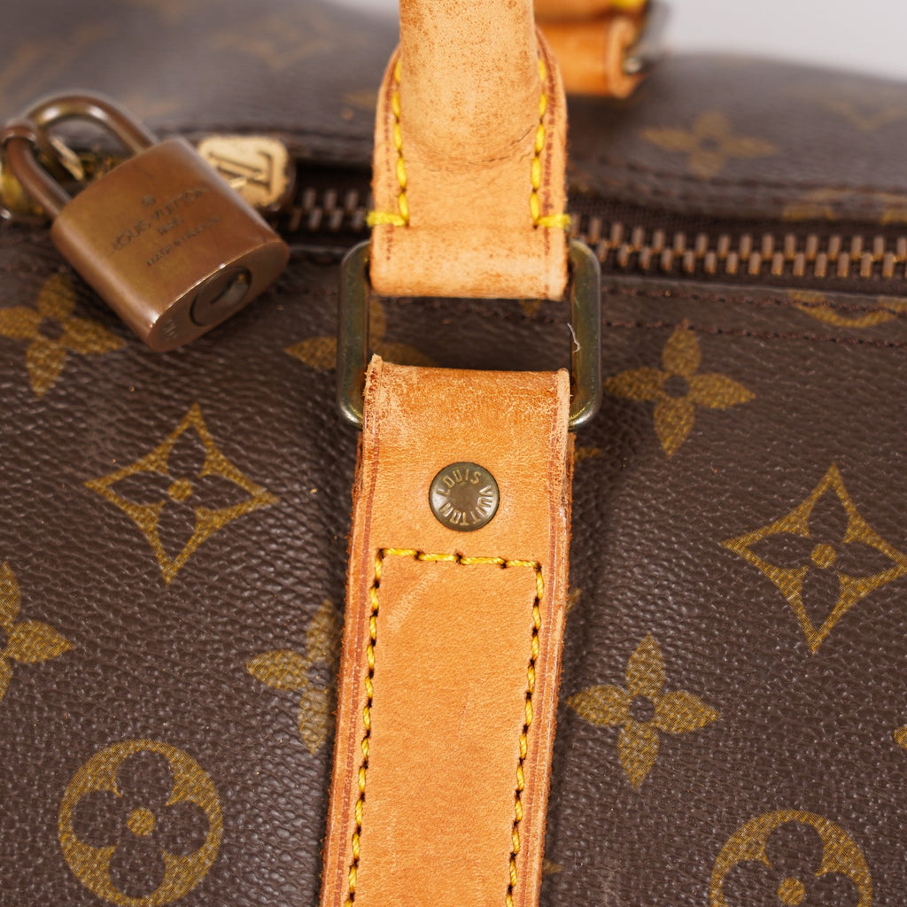 LOUIS VUITTON Monogram Keepall 60 Boston Bag LV Auth M41422 06E154730021