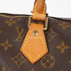 Louis Vuitton Speedy 35 M41522 Monogram Canvas Brown Handbag Used 08A274576003