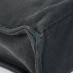 Hermes Fourre-Tout MM Black Canvas Used Tote Shoulder Bag 09M37793108