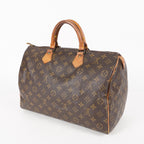Authentic Louis Vuitton Monogram Speedy 35 Hand bag M41524 vintage 06E074070013