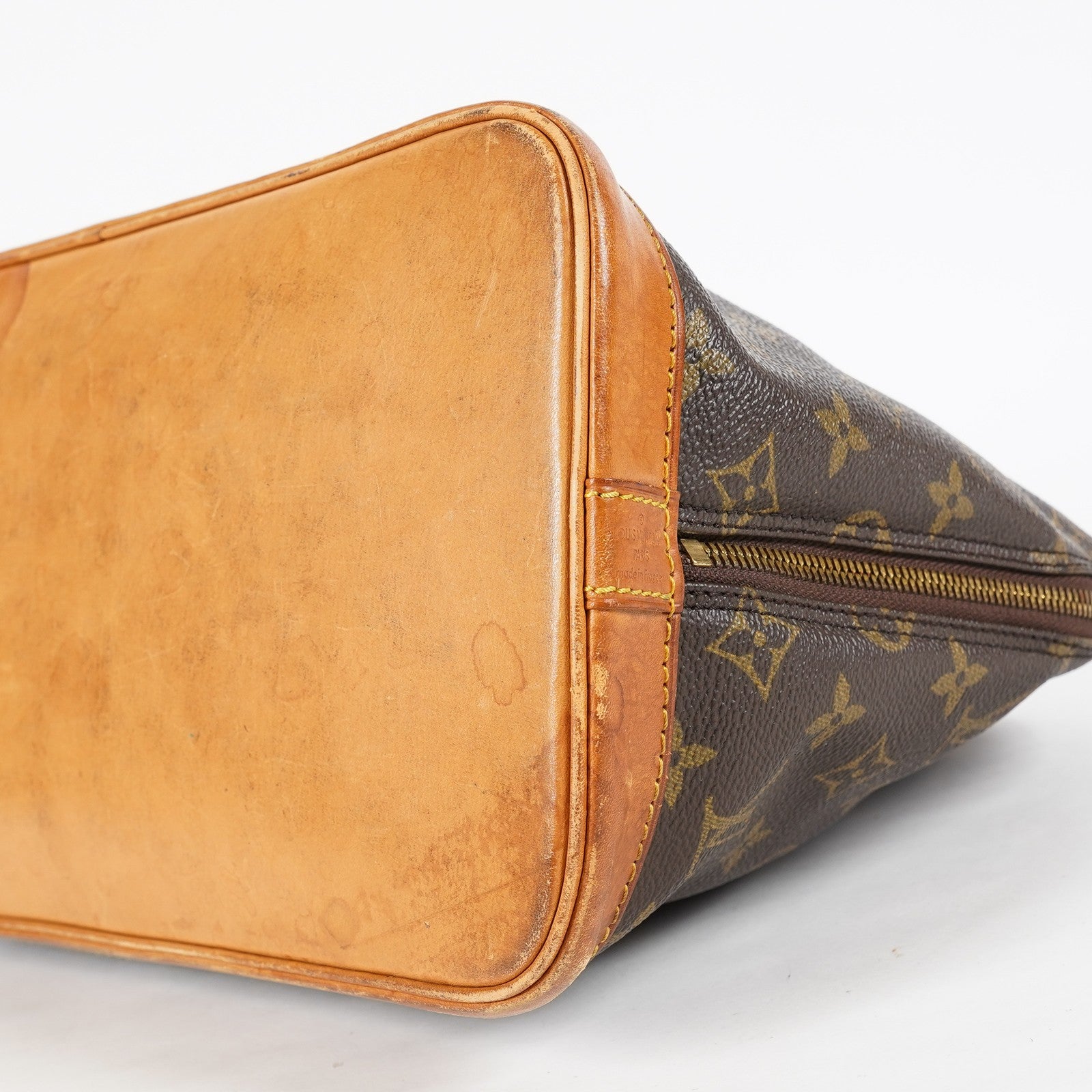 Louis Vuitton Alma PM Monogram Canvas Brown Handbag M51130 Vintage 08A113088803