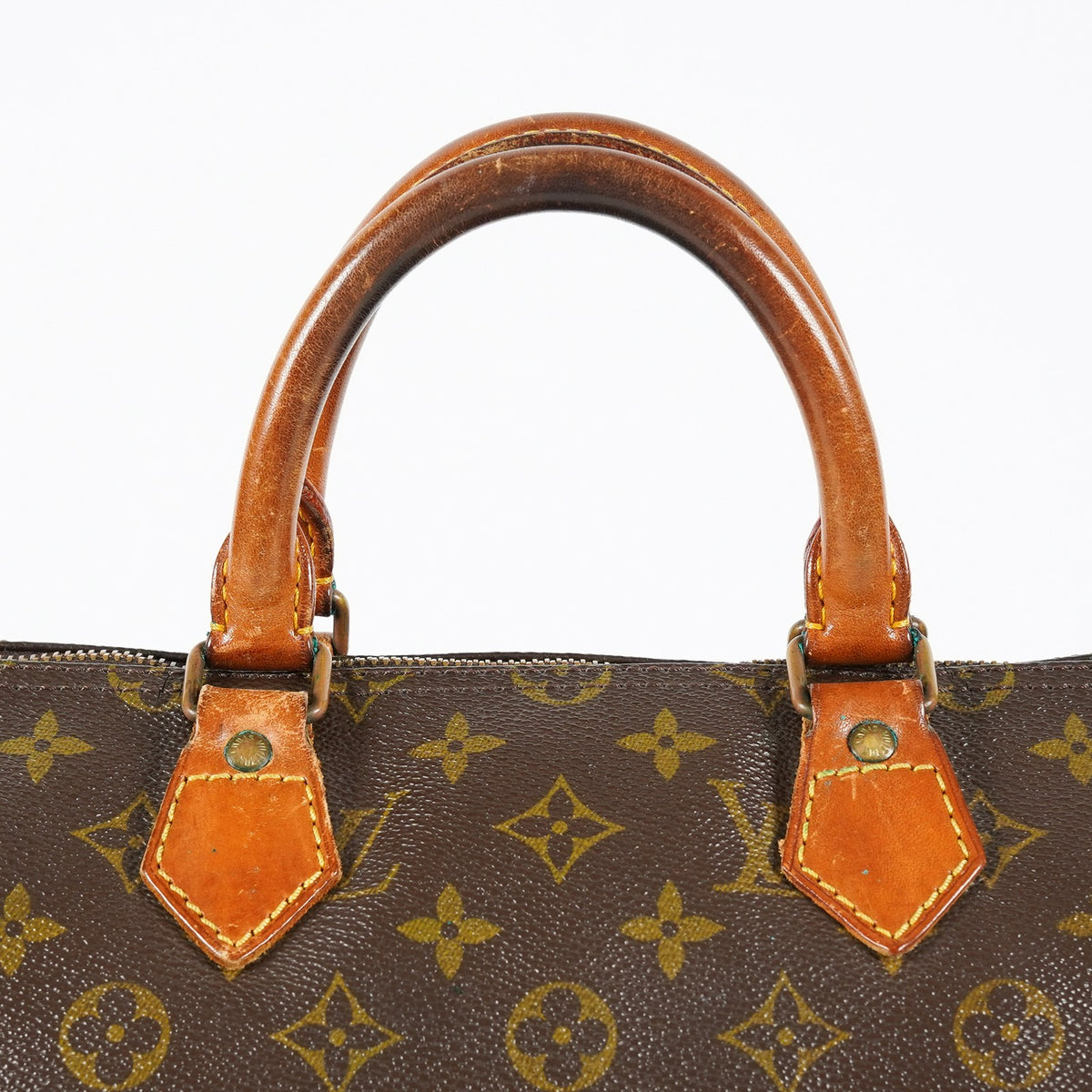Louis Vuitton Speedy 35 M41524 Monogram Canvas Brown Used Handbag 01E054950021