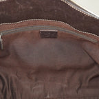 Gucci Abbey D-Ring Beige GG Canvas Leather Used Shoulder Tote Bag 09M314758608