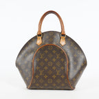 Louis Vuitton Ellipse MM M51126 Monogram Canvas Brown Used Handbag 09M383738908