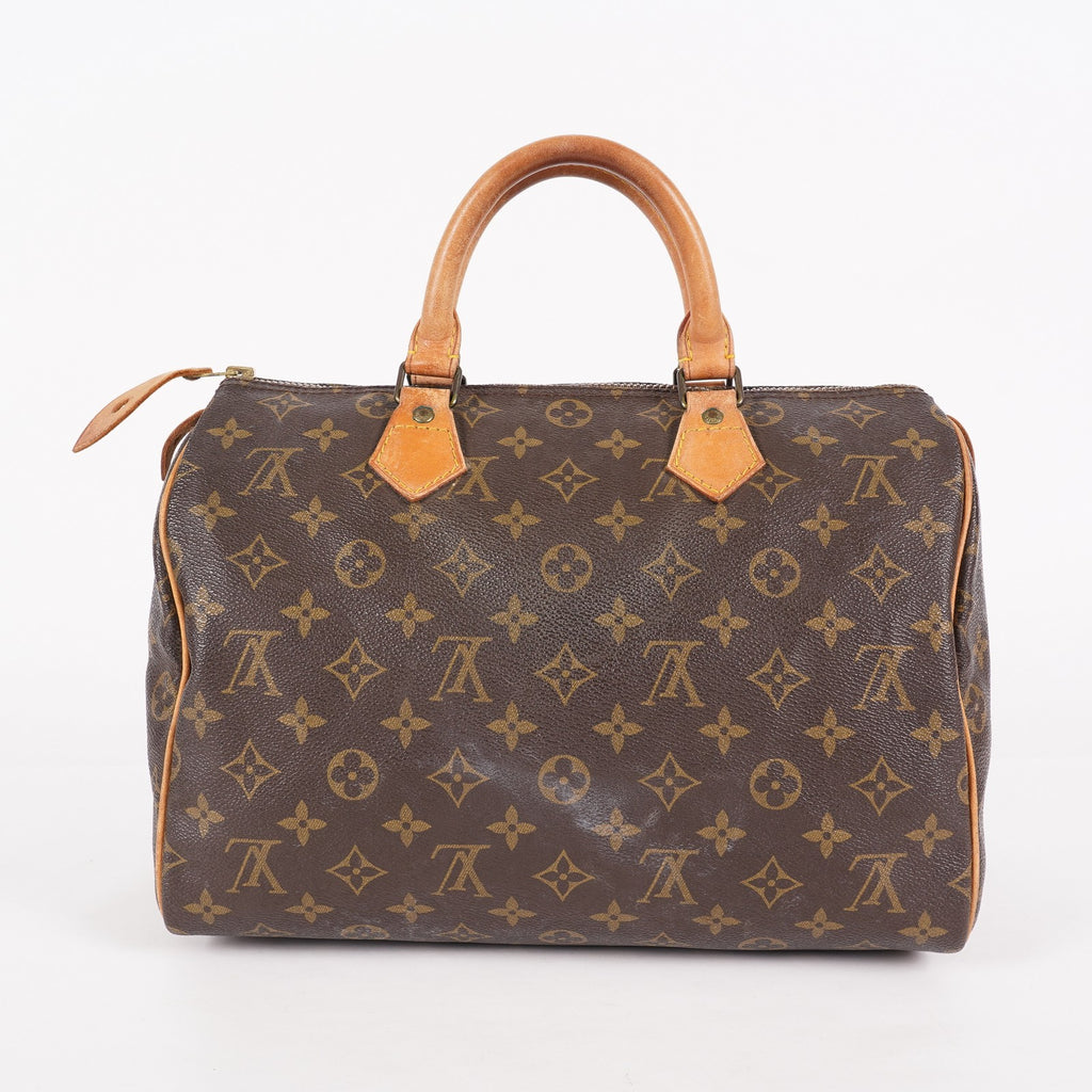 Authentic Louis Vuitton Monogram Speedy 30 M41526 Handbag vintage 06E164840029