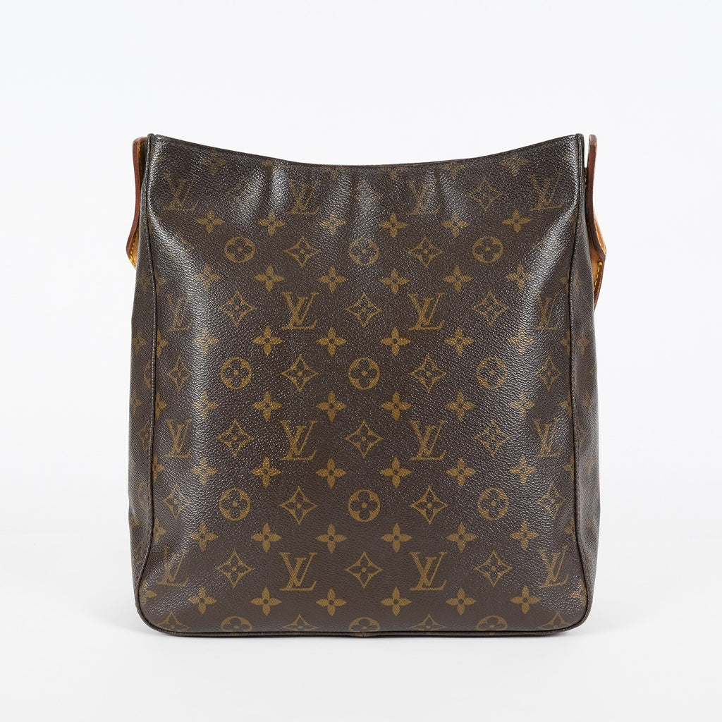 Louis Vuitton Looping GM M51145 Monogram Brown Shoulder Bag Vintage 07E033300019