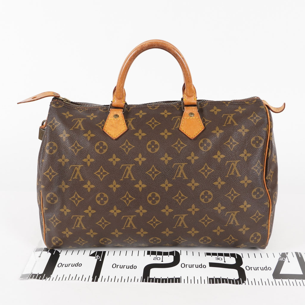 Authentic Louis Vuitton Monogram Speedy 35 M41524 Handbag used 03A035319606