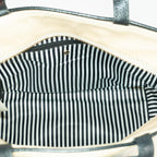 kate spade handbag beige black with bow gold logo plate leather 225243940936