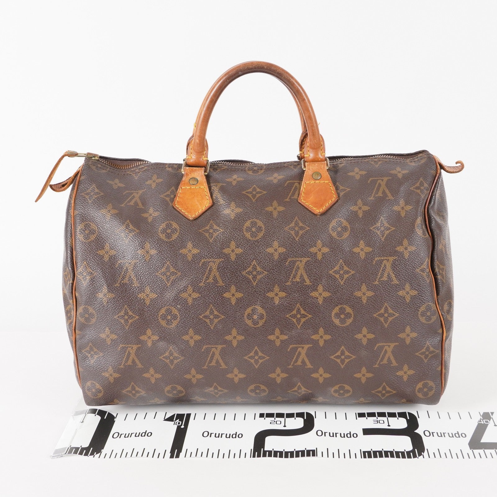 Authentic Louis Vuitton Monogram Speedy 35 M41524 Handbag VINTAGE 02E325777225